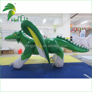 Hongyi Thiết Kế Mới Giá Xuất Xưởng Phim Hoạt Hình Lớn Inflatable Màu Xanh Lá Cây Đứng Rồng - Product Image 4