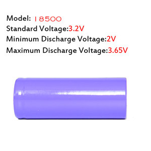 Kostenlose probe für förderung!! Lifepo4 akku 18500 800 mah 3.2v - Product Image 4
