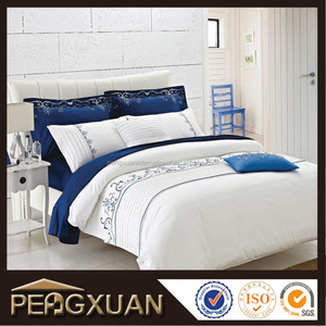 Otel-Juego de ropa de cama bordada de algodón egipcio, sábanas bordadas de lujo con hilo de 300T - Product Image 2