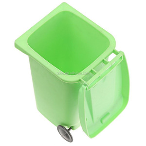 البلاستيك مصغرة حركة بهلوانية بالدراجة بن مكتب مرتب حامل قلم الأخضر - Product Image 3