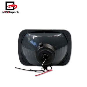 Phares universels blancs transparents Halo 7X6 H4 Faisceau scellé H6014 H6052 H6054 Conversion de phare automobile - Product Image 6
