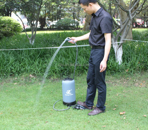11L Hot Selling <strong>Portable</strong> Foldable TPU Camping Pressure <strong>Shower</strong> for Hiking Traveling - Product Image 1