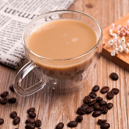 Heat resistance clear borosilicate double wall glass coffee cup