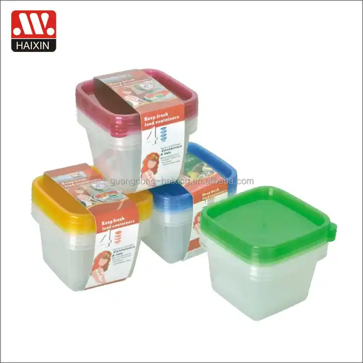rectangular food plastic box takeaway food