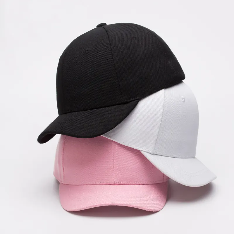 Wholesale design plain hat custom short brim baseball cap
