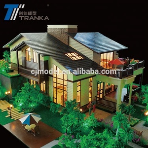Modèle d'<span class=keywords><strong>architecture</strong></span> de villa moderne en plastique ABS pour une présentation de haute qualité - Product Image 3