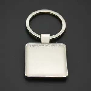 Metal Square Blank Key Chain For Laser Engraving