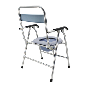 China Hot Sale Adjustable Steel Hospital Folding Walker/<strong>commode</strong> <strong>Chairs</strong>/Potty <strong>Chair</strong> Adult for Elderly - Product Image 3