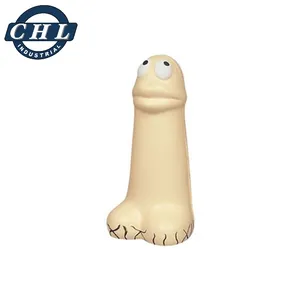 PU foam squeeze anti stress penis