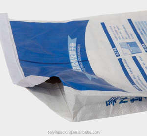 Fábrica de China, logotipo de impresión personalizado 50 kg de embalaje de cemento de embalaje de papel kraft bolsa de mylar para materia prima Industrial - Product Image 2