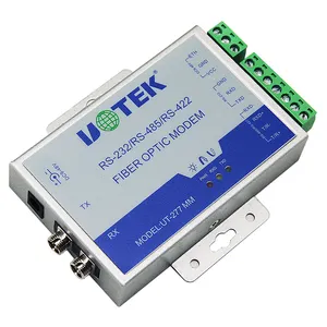 UOTEK UT-277 endüstriyel RS232 485 422 fiber optik seri dönüştürücü adaptör RTS