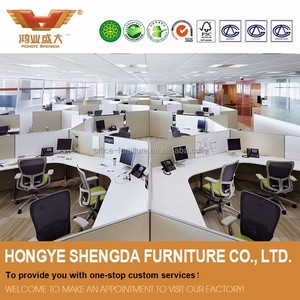 Thiết Kế mới Hiện Đại <span class=keywords><strong>L</strong></span> Shap Phân Vùng Văn Phòng Workstation - Product Image 2