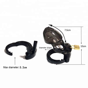 <span class=keywords><strong>CB6000S</strong></span> Cock électrique Cage dispositif de chasteté masculine avec manchon de pénis électrochoc et jouets à thème anneau de bite - Product Image 5