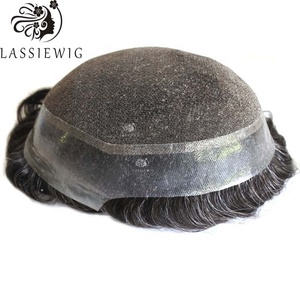 100% Human <strong>Hair</strong> Toupee for <strong>Men</strong> <strong>Hair</strong> <strong>Piece</strong> - Product Image 6