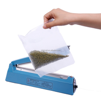 Bolsa inteligente de plástico PFS 100, sellador manual por impulso para bolsas de papel de PVC PP