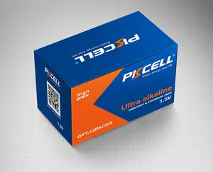PKCELL AA Alkaline Batterie größe LR6 AA Clam Shell Alkaline Pilas AA 24 Stück Paket 1,5 Volt No. 5 Trockenen zelle Batterie