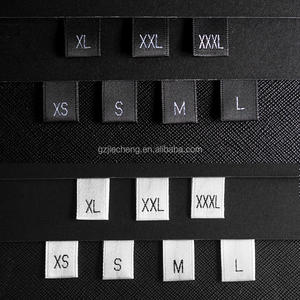 Trang Phục Vải Damask Sang Trọng Trang Phục Vải Satin Dệt Trung Tâm Gấp Nhãn Cỡ Nhỏ Quần ĐẦM Cho Quần Áo Nhãn Kích Cỡ Số X Xl Xll - Product Image 1