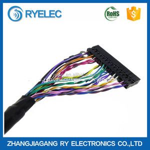 Özelleştirilmiş FI-X30HL DuPont için 2.0-30 p UL20276 Çok çekirdekli Bilgisayar lvds Kablo - Product Image 2