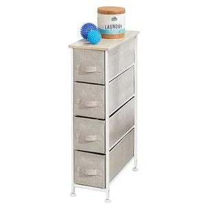 घर में रहने वाले कपड़े संकीर्ण रोलिंग पहिया दराज भंडारण गाड़ी - Product Image 1