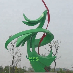 304 tipo de Metal de acero mano <span class=keywords><strong>herrería</strong></span> al aire libre decoración Plaza de acero inoxidable de <span class=keywords><strong>la</strong></span> escultura - Product Image 1