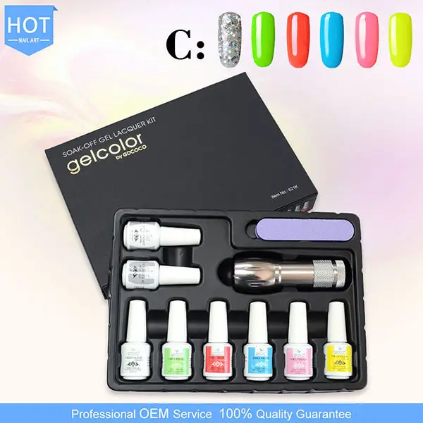 2014 New Products GD COCO Shellac Soak off Mni Nail Gel Polish Kit Best for DIY, China CANNI Factory,#621KX