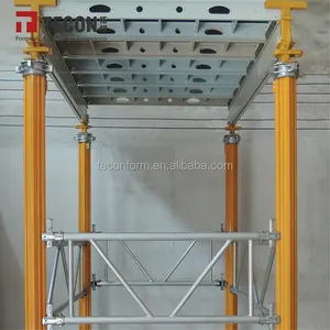 Teclast Beton Aluminium Formwork dengan Alat Peraga MP Lempengan Panel Modular Bentuk Skydeck untuk Konstruksi