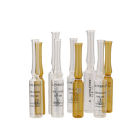 Ampoule vide en verre borosilicate transparent de 1 ml, 2 ml, 5 ml, 6 ml, 10 ml pour produits pharmaceutiques, cosmétiques et soins de la peau