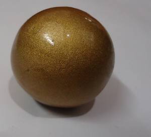 Perles en bois naturelle avec finition métallique, pour magasins de perles, artisanat, Art et artisanat - Product Image 1