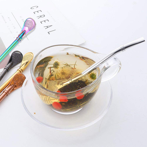 Fabbrica di vendita calda riutilizzabile Bombilla Yerba Mate <span class=keywords><strong>cannucce</strong></span> in <span class=keywords><strong>acciaio</strong></span> inox paglia con filtro cucchiaio - Product Image 6