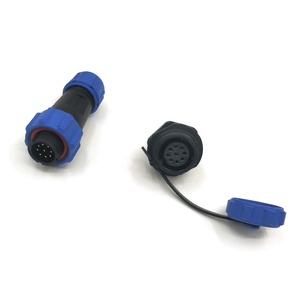 SP1310 <span class=keywords><strong>2</strong></span> polos 3 4 5 5 5 6 6 7 9 pin IP68 Led automotriz Cable al aire libre conector de Cable macho y hembra - Product Image 1