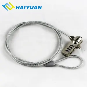 Kunci Kabel Anti Maling, Kunci Kombinasi Kombinasi 1.2M 1.5M 1.8M 2M Untuk Laptop