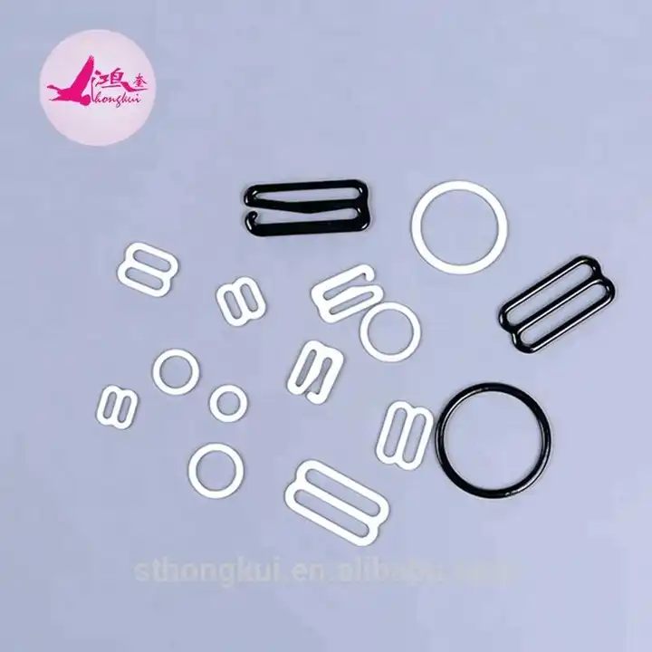 Hot sale nylon coated/plastic/bra buckle/clasp/hook/ring/slider