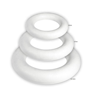 Bagues <span class=keywords><strong>en</strong></span> mousse <span class=keywords><strong>de</strong></span> styromousse, bagues <span class=keywords><strong>en</strong></span> polypolystyrène extensibles résistant au feu, matériau première Eps, décoration <span class=keywords><strong>de</strong></span> la maison, 12 pièces - Product Image 1