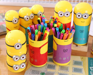 Penne per Disegno ad Acquerello Carine e Adorabili Stile Cartone Animato Giapponese e Coreano Set da 18 Colori - Product Image 6