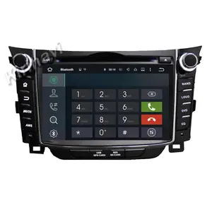 7 Kirinavi WC-HI7028 android 10.0 "navegação do gps do carro para hyundai i30 2011-2016 tela de toque multimídia carro dvd jogador wi-fi 3g