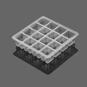 Wholesale PET PP frozen plastic ice cube mold tray