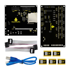 Keyestudio 3D Kit de impresora para Arduinos, incluye MKS base V1.<span class=keywords><strong>2</strong></span> + + 5x8825 + LCD 12864 controlador inteligente - Product Image 3