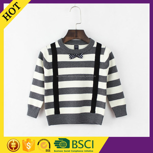 Enfants de moins de dans ouverture bouton zip sous le manteau ourson broderie heurter l’enfant pull couleur - Product Image 4