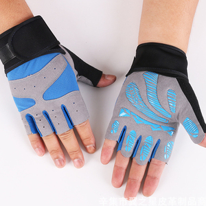 Black/red/pink antiskid Fitness neoprene workout gloves - Product Image 4