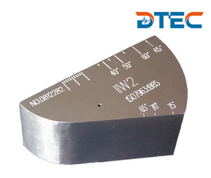 DTEC V2 ultrasonik kalibrasyon bloğu, UT blok, kalibrasyon bloğu - Product Image 3