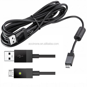Câble de charge de charge d'alimentation de haute qualité 2.75m USB pour <span class=keywords><strong>cordon</strong></span> de chargeur de contrôleur Xbox One <span class=keywords><strong>PS4</strong></span> - Product Image 1