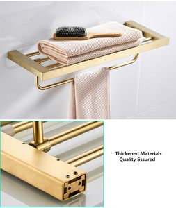 Portasciugamani da bagno in acciaio inossidabile acciaio inox porta asciugamani da bagno porta asciugamani da bagno - Product Image 5