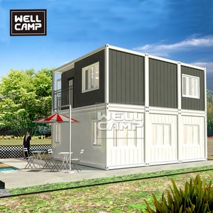 WELLCAMP Modern Living Flat Pack Container <strong>House</strong> Two Floor Container <strong>vans</strong> Holiday Customized Prefab Villa High Quality - Product Image 5