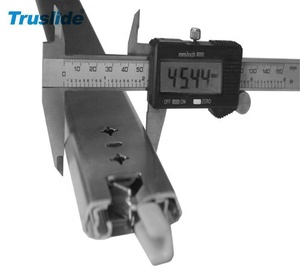 家具用45mm3セクションミディアムデューティーロック可能ボールベアリング食器棚スライド - Product Image 4