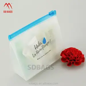 Sac à cosmétiques en Pvc à fermeture éclair imprimé 2018 nouvelle mode sac fourre-tout blanc Transparent sacs SD utilisation quotidienne Promotion cadeau translucide une pièce