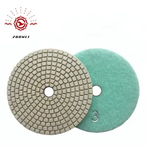 Diamond Resin Pad Flexible Wet Polishing Pad For Granite Marble