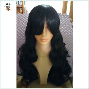 A buon mercato per adulti di colore nero Pin Up ragazze in maschera sintetico moda parrucche per feste HPC-1186 - Product Image 2