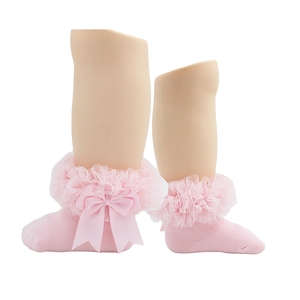 <span class=keywords><strong>Calcetines</strong></span> de bebé de <span class=keywords><strong>encaje</strong></span> 3D, cómodos y bonitos, nuevo diseño <span class=keywords><strong>para</strong></span> chica adolescente, hasta la rodilla, <span class=keywords><strong>con</strong></span> lazo, de algodón, antideslizantes, transpirables, desechables <span class=keywords><strong>para</strong></span> - Product Image 4