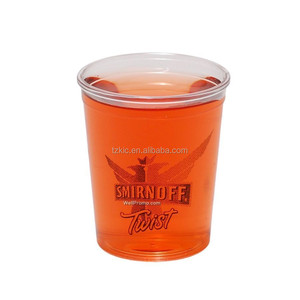 <span class=keywords><strong>Verre</strong></span> à liqueur en plastique 2oz BAT LOGO PARTY SHOOTERS - Product Image 2