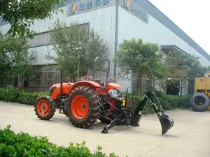 HW 25 hp traktor mit frontlader bagger disc pflug